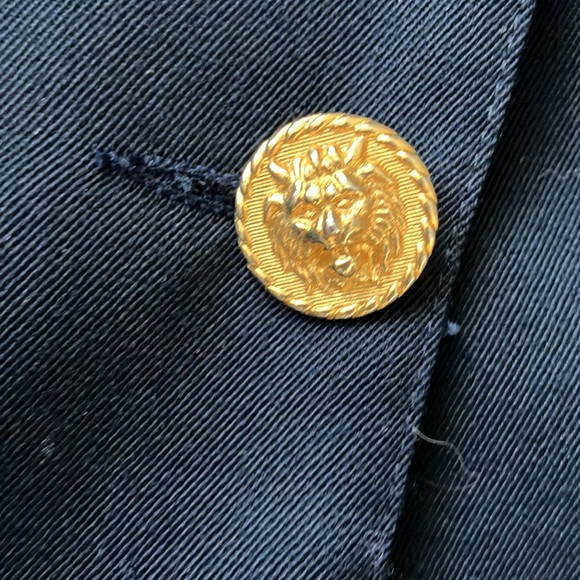 🍄Beecher Brook Navy Double Breasted Blazer (M) - Picture 3 of 12